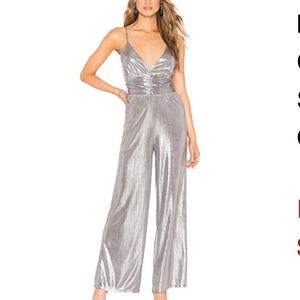 Revolve metallic jumpsuit